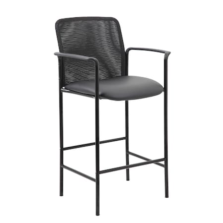 Boss Contemporary Mesh Counter Stool, Black B16909-CS